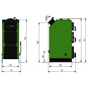 Tahkekütuse katel KAMEN Dremax 20 kW