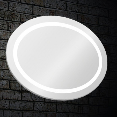 Mirror with LED shovel BLU Leon Oval 85 x 65 cm