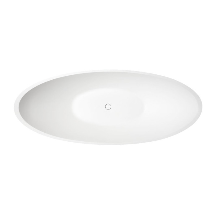 Stone masės vonia PAA Felice Silk, baltas, 830 x 1945 mm