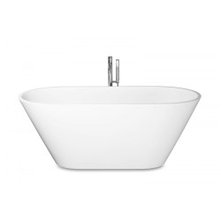 Kivimassivann PAA Deco Nudo Siid, valge, 715 x 1655 mm