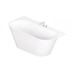 Stone mass bathtub PAA Deco Siena Silk, white, 810 x 1660 mm
