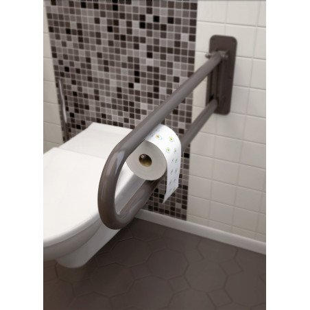 Arm support TERMA with toilet paper holder