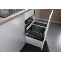 Система сортировки мусора для шкафа 60 см BLANCO FLEXON II 60/2, антрацит