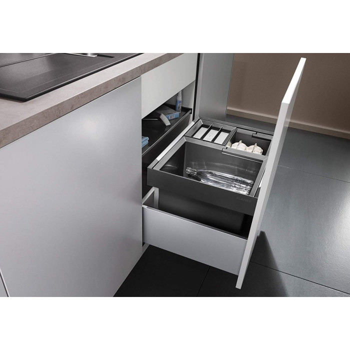 Atkritumu šķirošanas sistēma 60 cm skapim BLANCO FLEXON II XL XL 60/3, anthraquito
