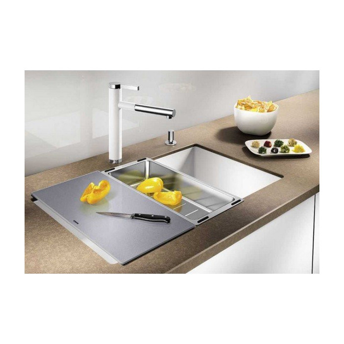 Pine for washbasins BLANCO. Cutting board, glass