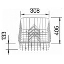 Pine for washbasins BLANCO. Dish drying bag