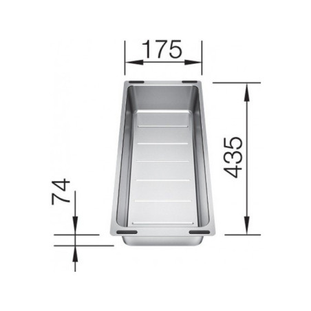 Pine for washbasins BLANCO. Strainer