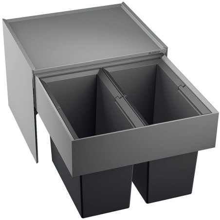 Waste sorting system for 50 cm cabinet BLANCO SELECT II 50/2, 2 x 19 l