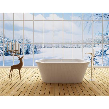 Stone bath VISPOOL Accent 710 x 1670 mm