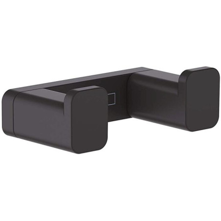 Крючок для двойного полотенца HANSGROHE AddStoris 41755670, черный-матовый