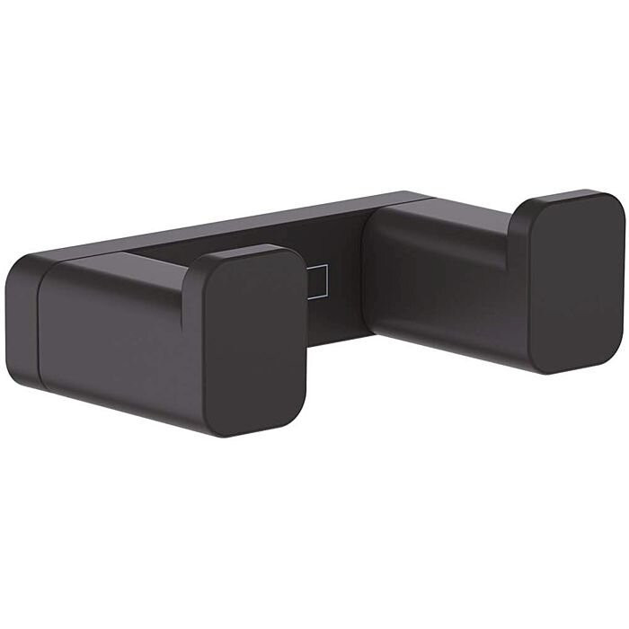 Крючок для двойного полотенца HANSGROHE AddStoris 41755670, черный-матовый