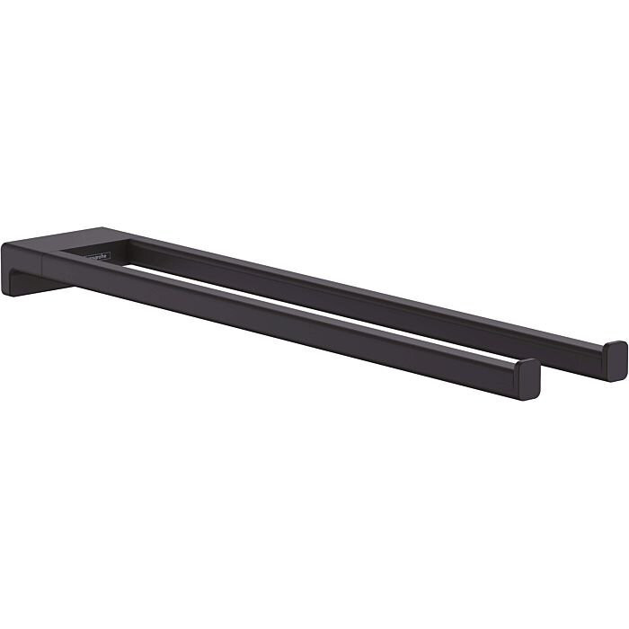 Topelträtiku hoidja HANSGROHE AddStoris 41770670, must-matt
