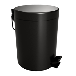 Trash can with a slowly closing lid BEMETA Dark