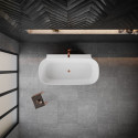 Built against the wall stone bathtub VAYER Nova 2 1640 x 830