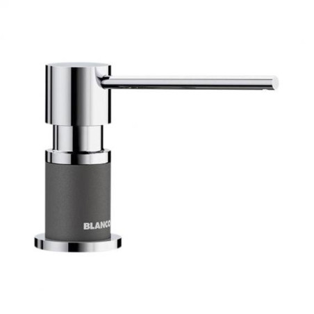 Soap dispensers BLANCO Lato, stone gray-chromed, 525817