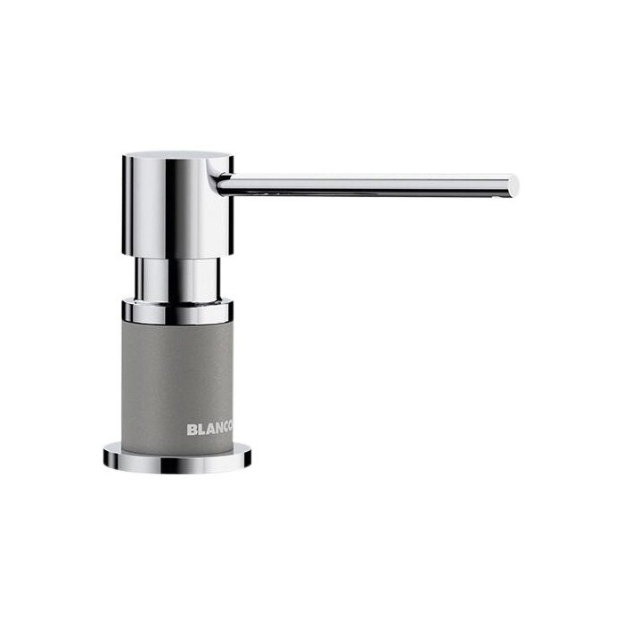 Soap dispenser BLANCO Lato, aluminum metal-chrome plated, 525811