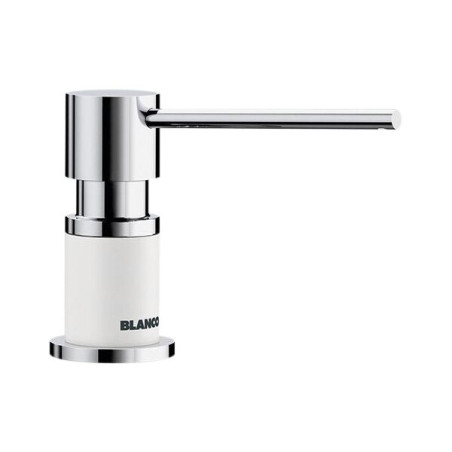 Muilo dozatoriai blanco Lato, baltas silgranitas-chromuotas, 525814