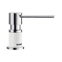 Soap dispensers blanco Lato, white silgranite-chrome-plated, 525814