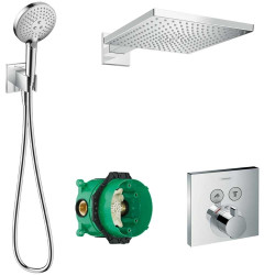 Seina sisse termostaatdušš 6 in 1 komplekt HANSGROHE Raindance E 300 1jet, 27952000