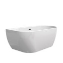 Acrylic Bath RAVAK FREEDOM W 1660 x 800 mm, with black siphon