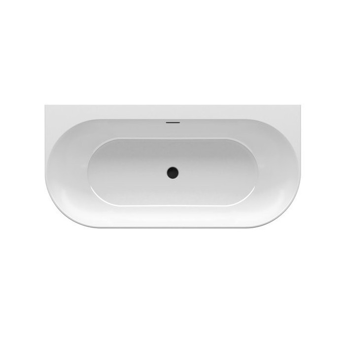 Acrylic Bath RAVAK FREEDOM W 1660 x 800 mm, with black siphon