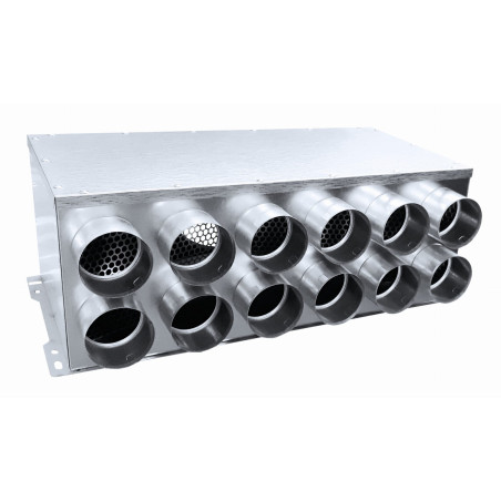 Kolektors elastīgam kanālam FITT 75 mm (200), 12 gredzeni