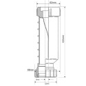 Сухой канализационный клапан WAVIN HepvO 40 мм x 1 1/2"" средний