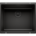 Tööpinna alla on paigaldatud valamu BLANCO SUBLINE 500-U Black Edition, must