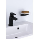 Washbasin faucet without bottom valve RAVAK 10° 90 mm Free black