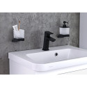 Washbasin faucet without bottom valve RAVAK 10° 90 mm Free black