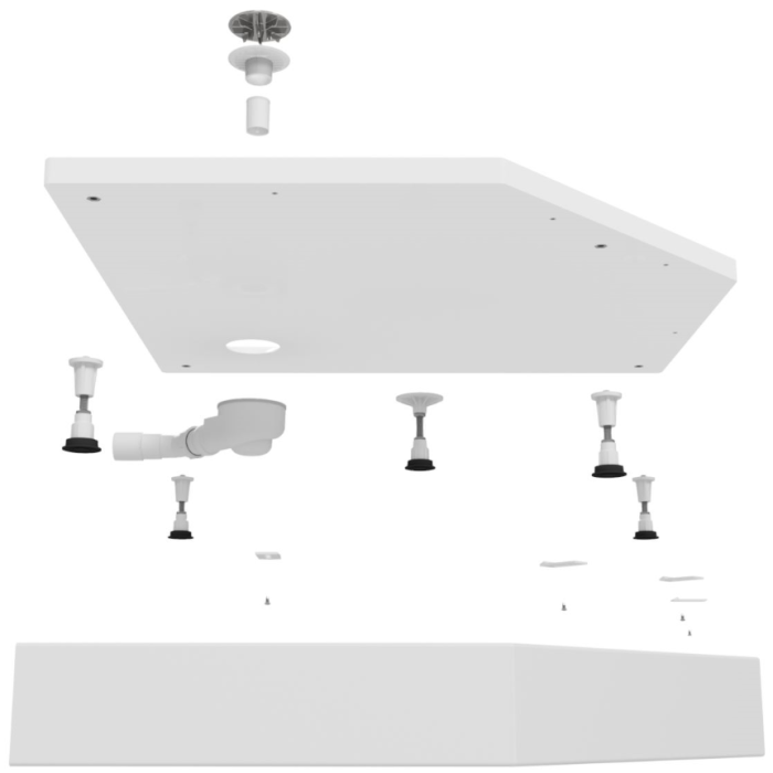 Душевой поддон BRASTA GLASS Simas 90 x 90 см