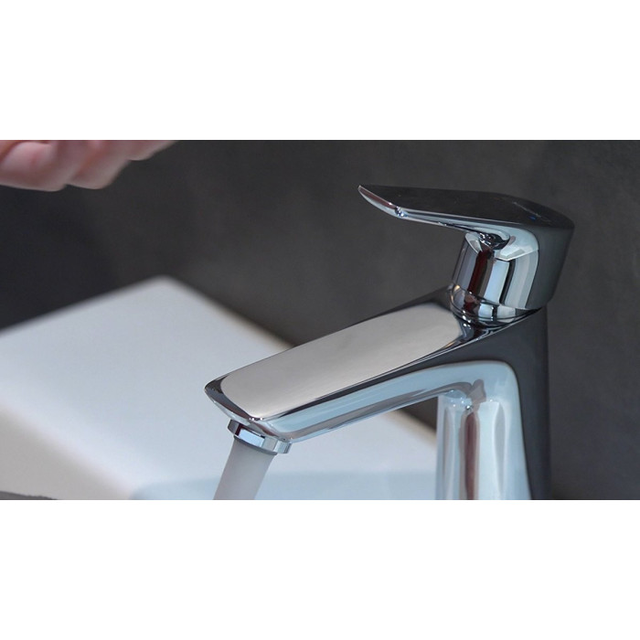 Praustuvo maišytuvas su dugno vožtuva HANSGROHE Talis E CoolStart 110, 71713000