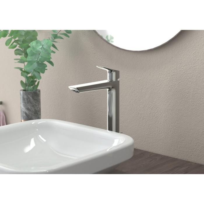 Basin mixer with pop-up waste HANSGROHE Logis 240 mm, 71257000