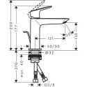 Izlietnes jaucējkrāns HANSGROHE Logis 110 CoolStart, 71254000