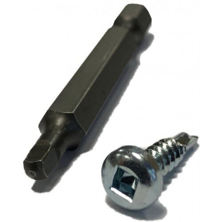 Isekeermestav kruvi kanali jaoks ruudukujulise peaga 4,2 x 13 mm (1000 tk)