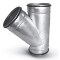 Ventilatsioonitee ALNOR 160 x 100 x 100 / 45°