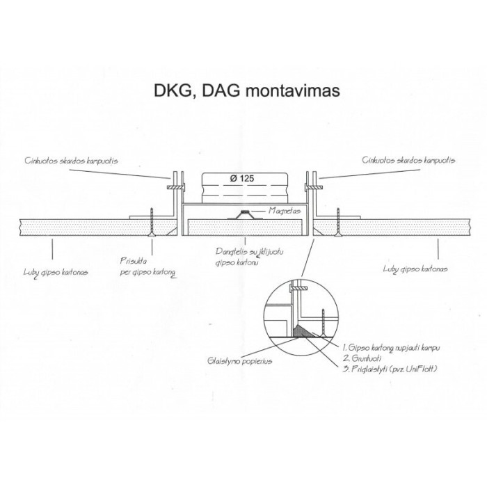 Universalus priglaistomas diffusorius METIKSA DAG 100