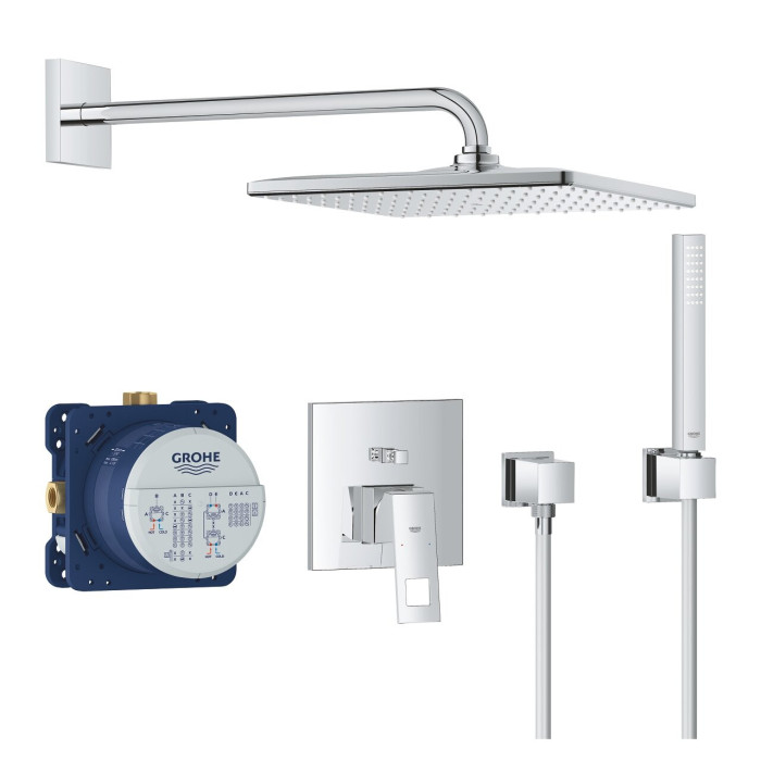 Pre-wall shower system GROHE Eurocube Rainshower Mono Cube 310, 25238000