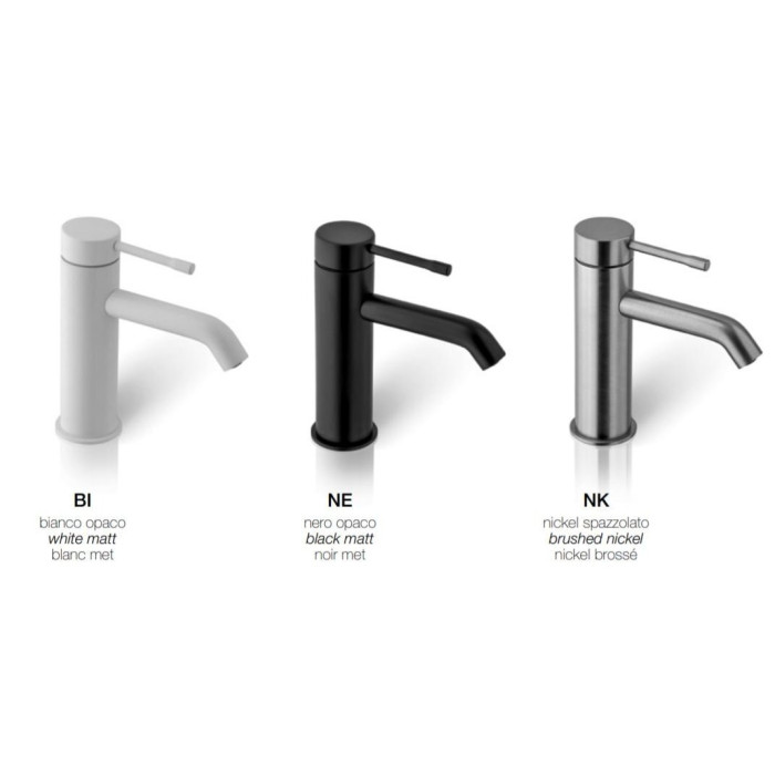 Pre-wall shower system ALPI Blue black-matte