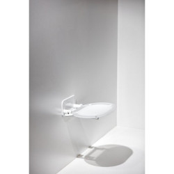 Seat RAVAK Chrome läbipaistev/valge