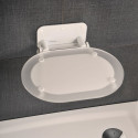 Seat RAVAK Chrome transparent/white