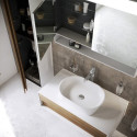 Praustuvo spintelė RAVAK Step SD 1000, balta/ryetmedžio