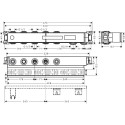 Termostata maisītāja HANSGROHE RainSelect 3 priekšsienas daļa darbojas, 15311180