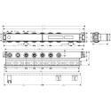 Termostaatsegisti HANSGROHE RainSelect 5 seina sisse paigaldatav osa toimib 15313180