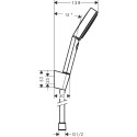 Shower sets HANSGROHE Pulsify Select S Matt Black, 3 features (Multi-length selection)