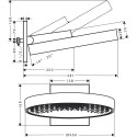 Dušipea HANSGROHE Rainfinity 1 reaktiivlennuk, 26230670