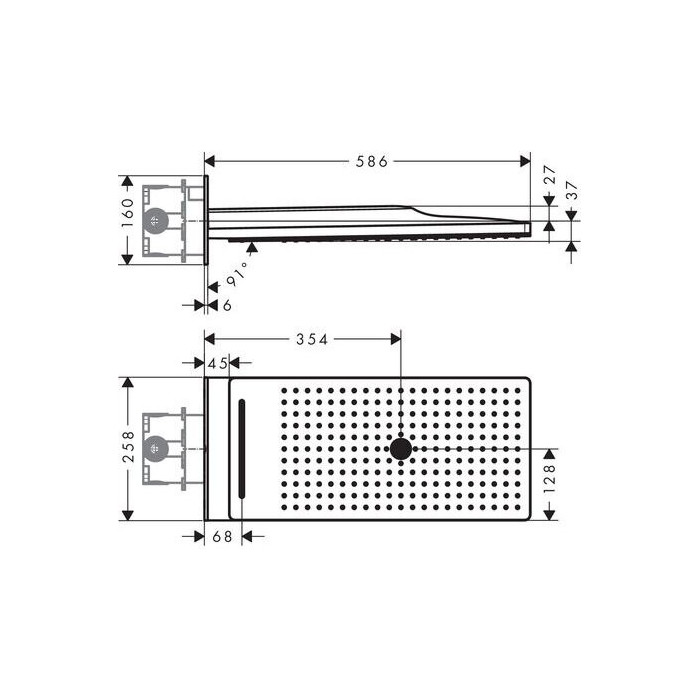 Dušas galva HANSGROHE Rainmaker Select 3 strūkla, 24001600