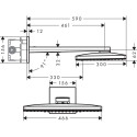 Dušas galva HANSGROHE Rainmaker Select 3 sprausla, 24007600