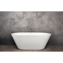 Stone masės vonia PAA Storia, balta, 725 x 1670 mm