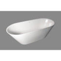 Stone masės vonia PAA Storia, balta, 725 x 1670 mm